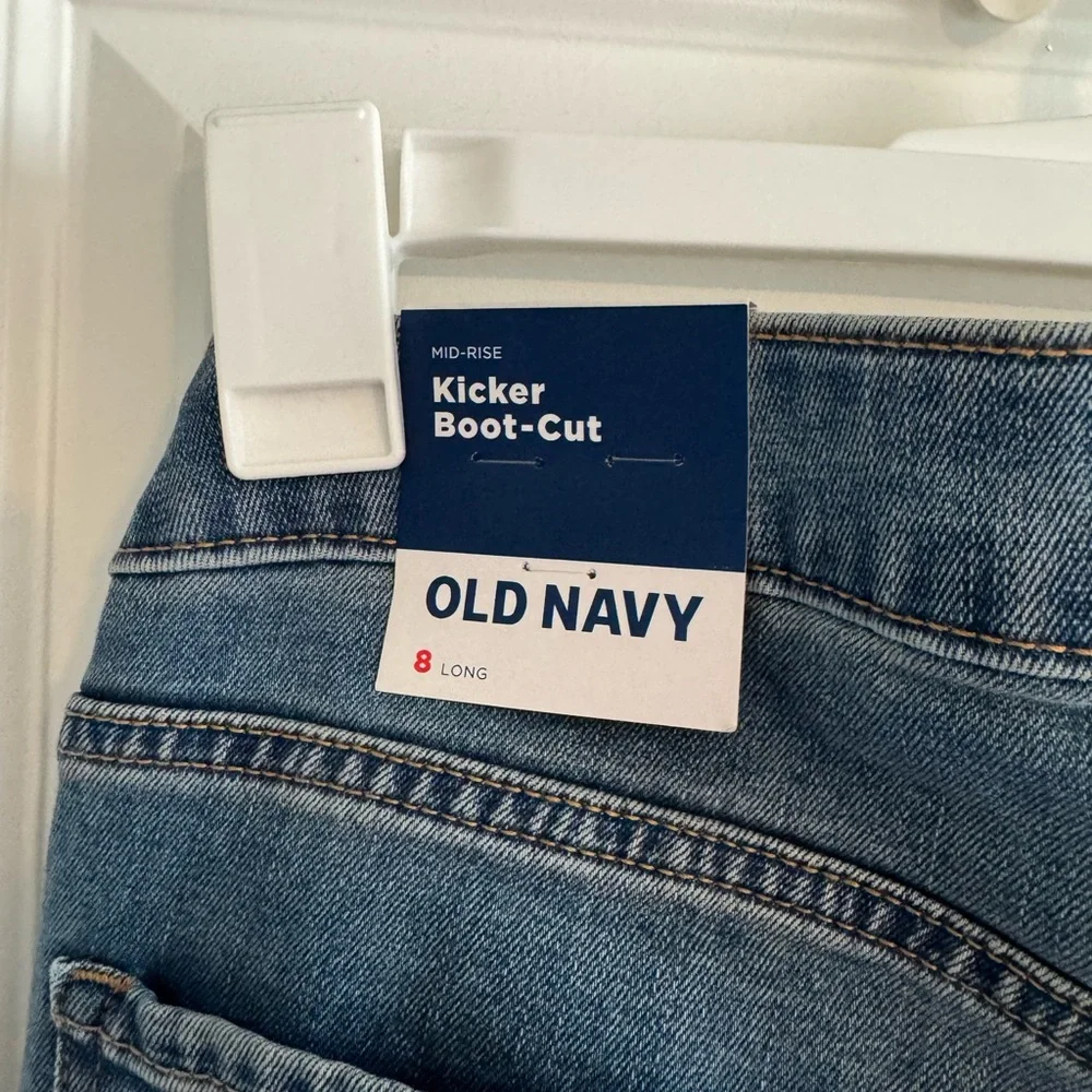 Old Navy Blue Straight Leg Denim Jeans